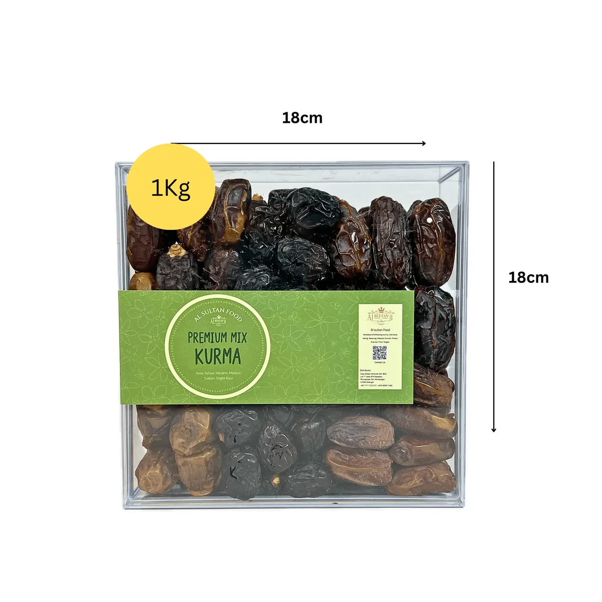Several kinds of dates on a mixed dates platter