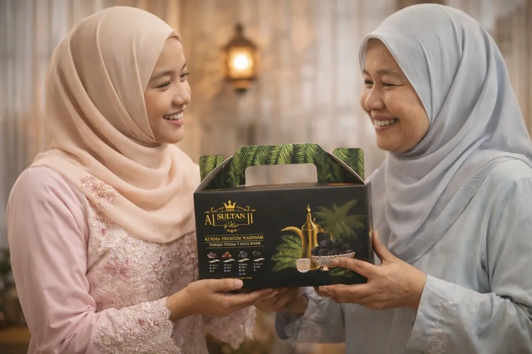 Giftbox Kurma Ajwa Madinah 1kg