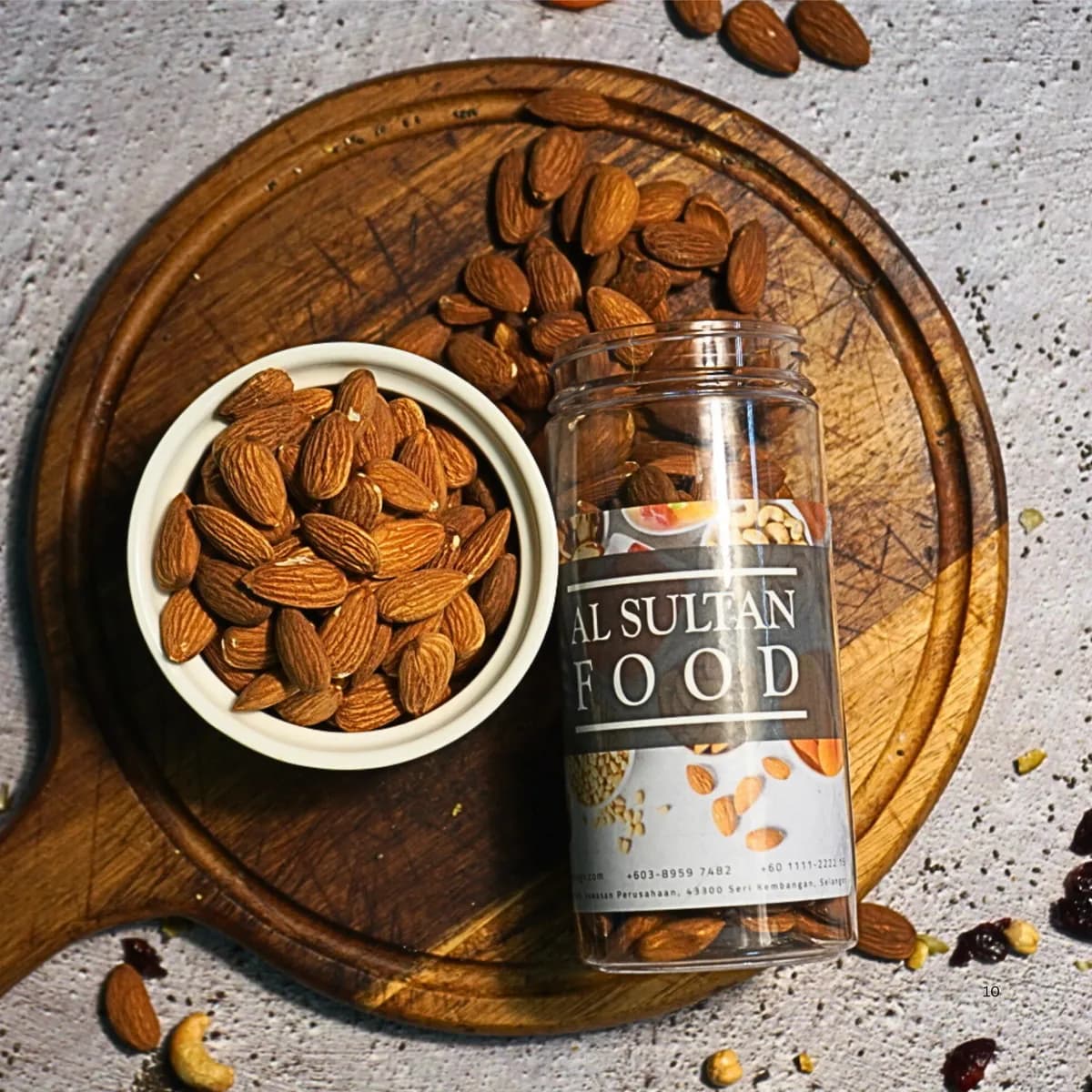 Badam Panggang Bergaram USA AlSultanFood