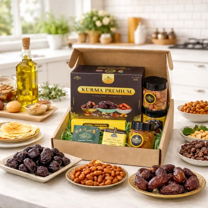 Giftbox Sunnah Set A 6 in 1 – Kurma, Madu & Kismis