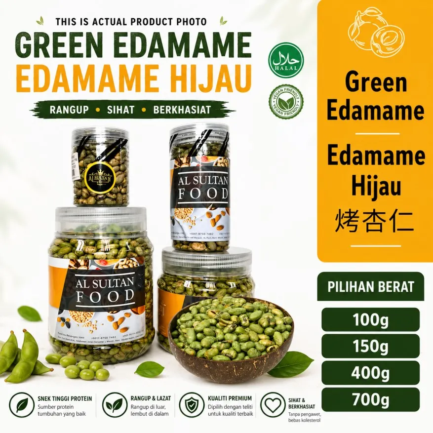 Roasted Green Edamame
