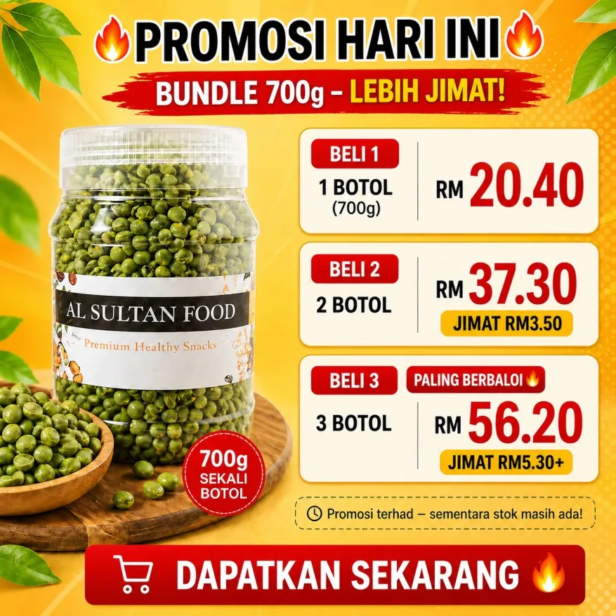 Edamame Hijau Panggang 700g — Bundle Jimat
